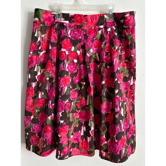 INC International Floral Skirt Size 14 - Picture 1 of 11